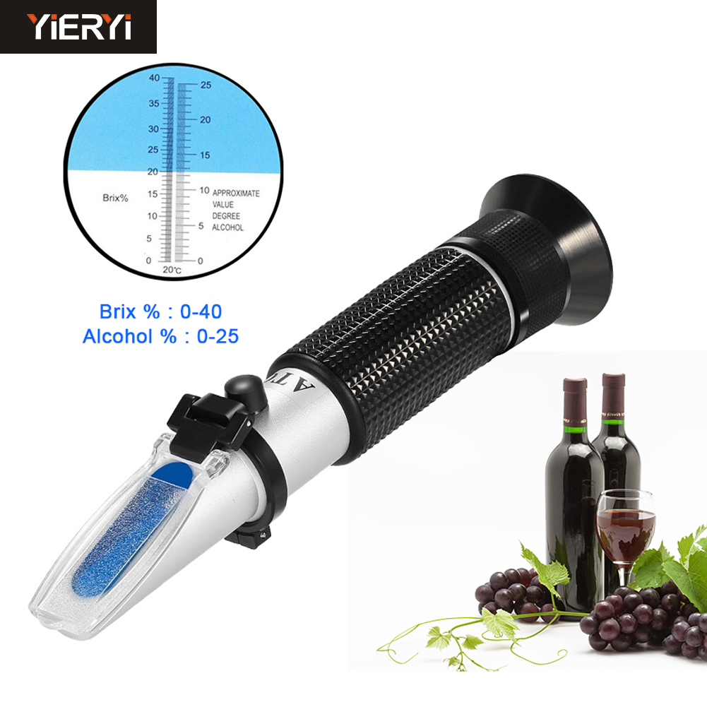 Marine Aquarium Hydrometer - 0-40% Brix 0-25% Alcohol Grapes Wine
