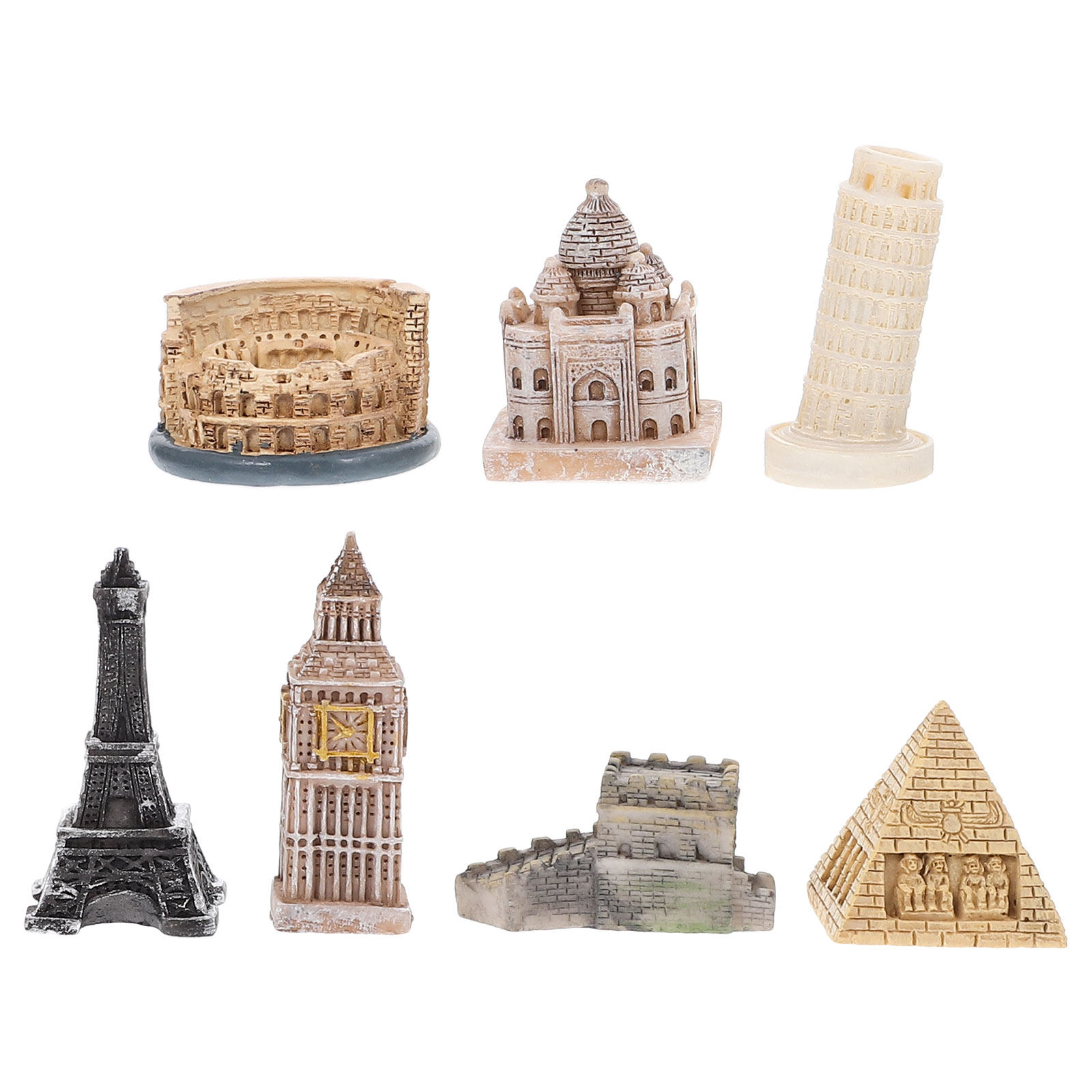 Aquarium & Marine Museum - 7Pcs Realistic Roman Statue Set Resin