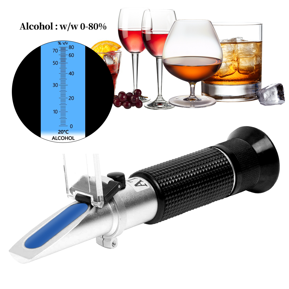 Handheld Alcohol Refractometer - Marine Aquarium Hydrometer 评论和价格
