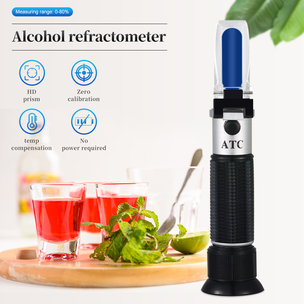 Handheld Alcohol Refractometer - Marine Aquarium Hydrometer 评论和价格
