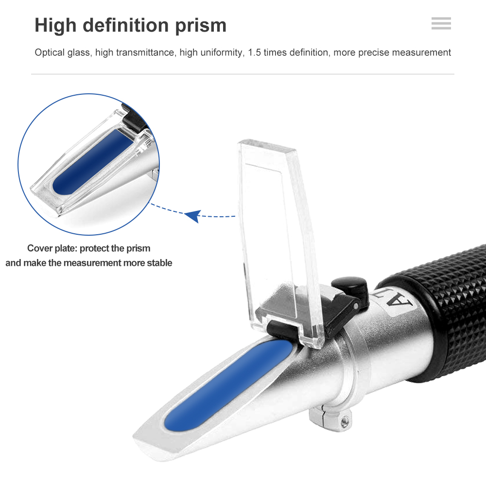 Handheld Alcohol Refractometer - Marine Aquarium Hydrometer 评论和价格