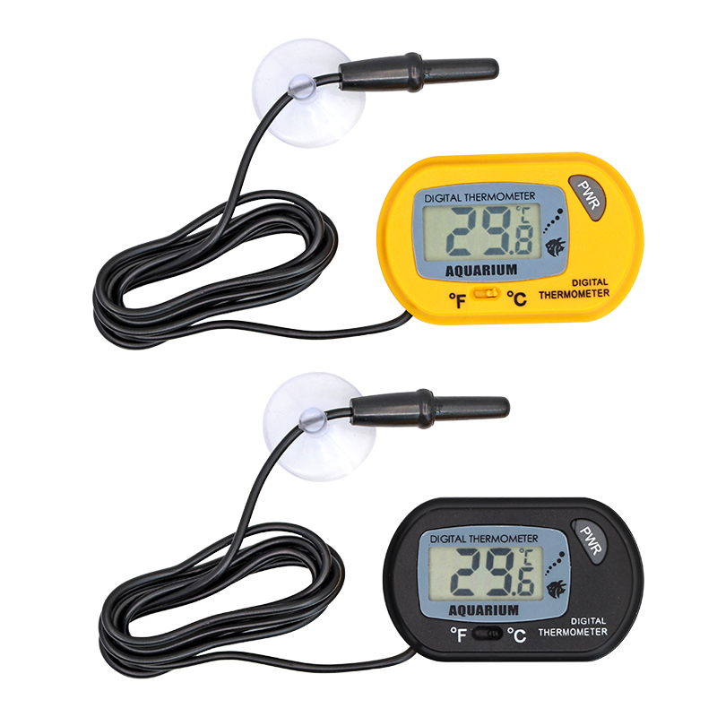 Fish Tank Thermometer LCD Digi - Marine Aquarium Hydrometer 评论和价格
