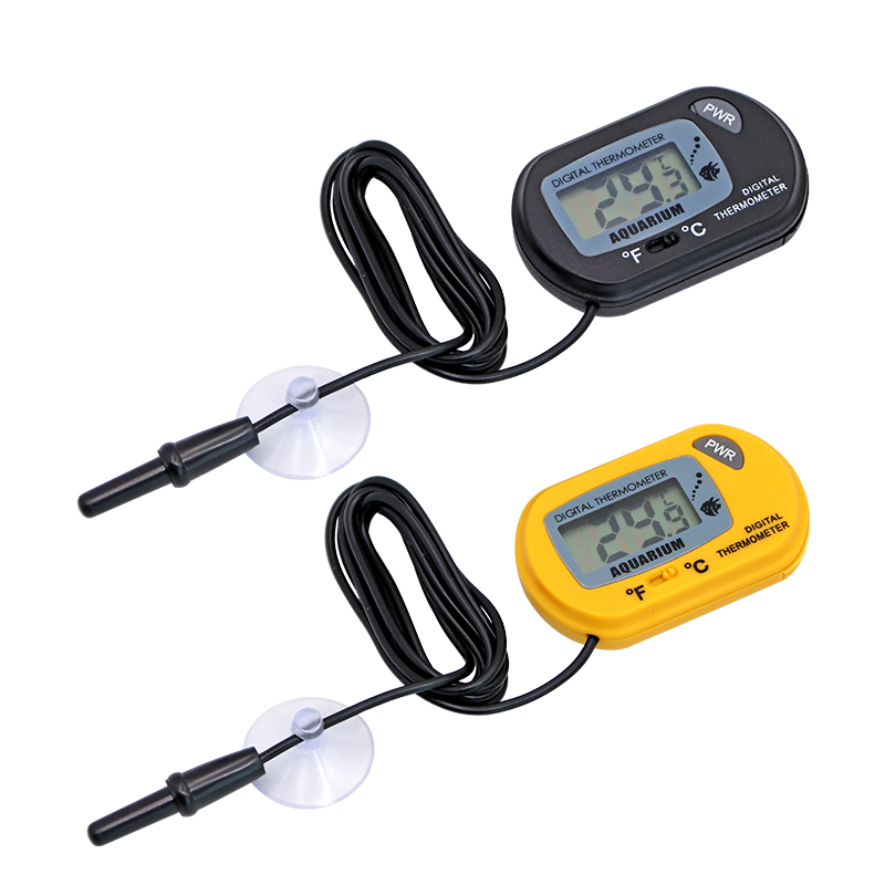 Fish Tank Thermometer LCD Digi - Marine Aquarium Hydrometer 评论和价格
