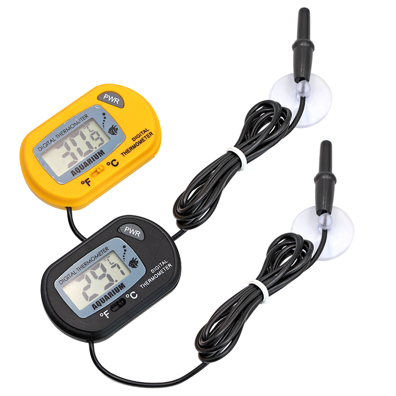 Fish Tank Thermometer LCD Digi - Marine Aquarium Hydrometer 评论和价格
