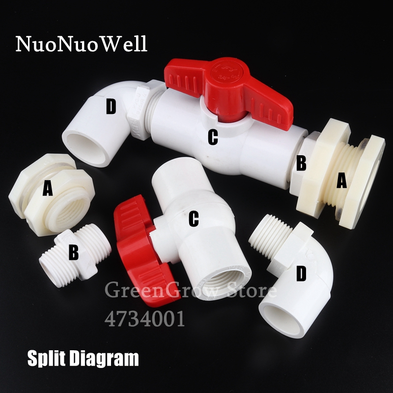 1pc 20 25 32mm 1/2